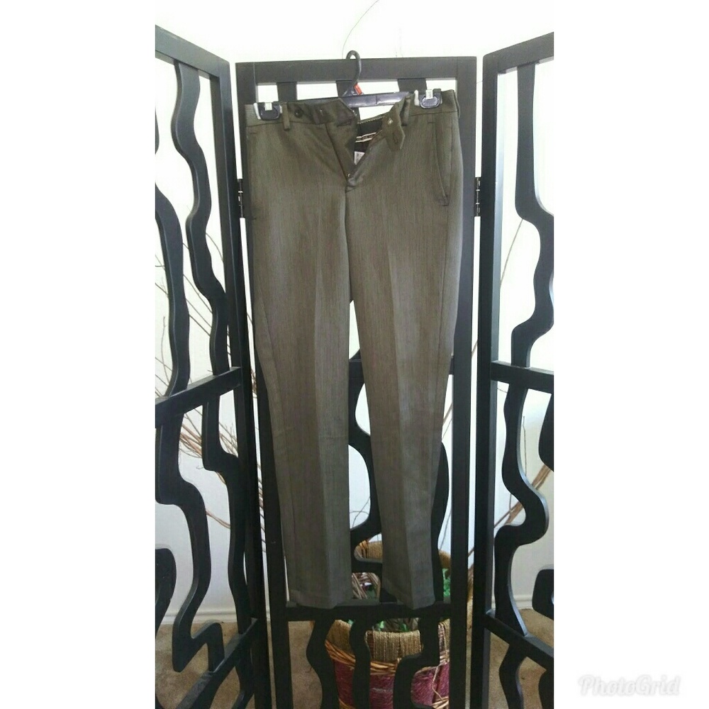 Geraldino Casual Olive Trousers Pants Size 28